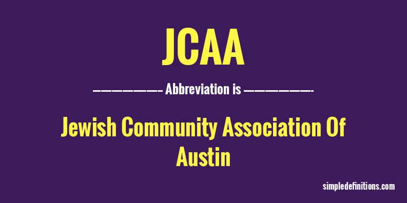 jcaa-abbreviation