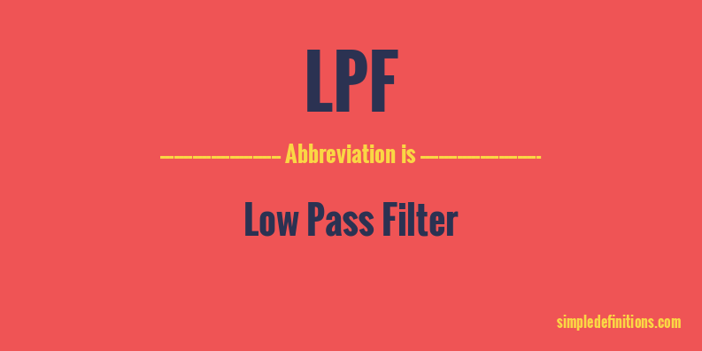 lpf-abbreviation