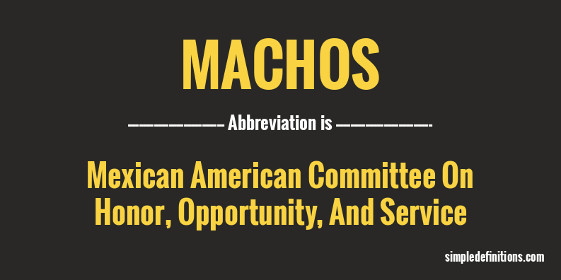 what-does-machos-mean-simpledefinitions