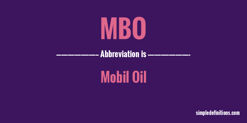 mbo-abbreviation