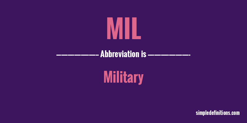 what-does-mil-mean-simpledefinitions