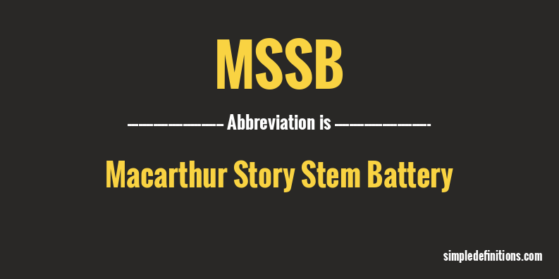 mssb-abbreviation