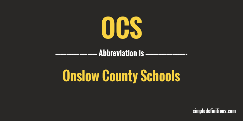 ocs-abbreviation