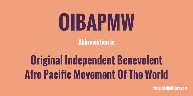 what-does-oibapmw-mean-simpledefinitions