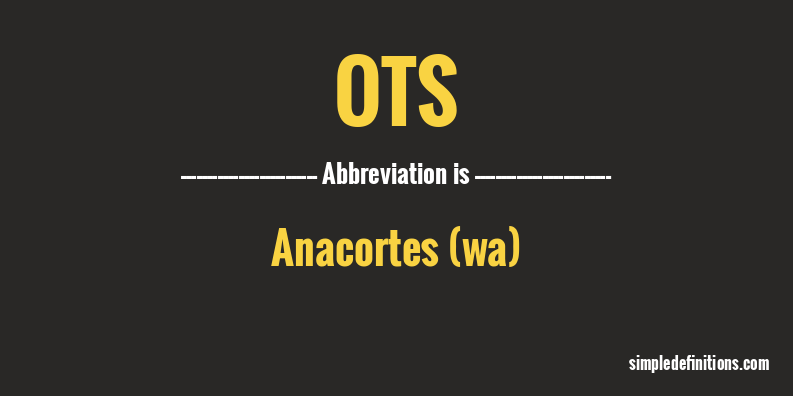 ots-abbreviation