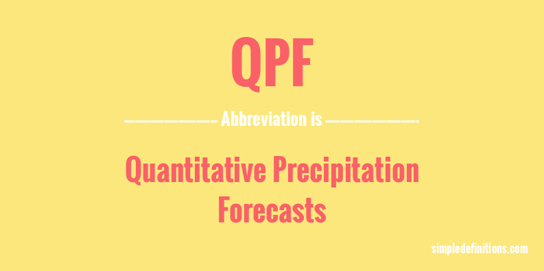 qpf-abbreviation
