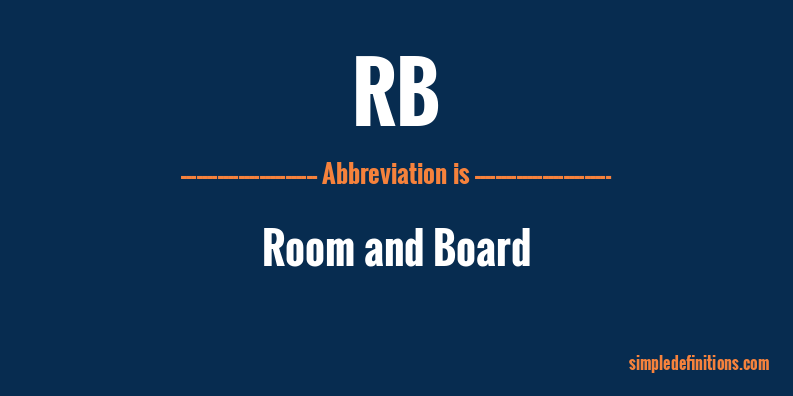 What Does RB Mean SimpleDefinitions