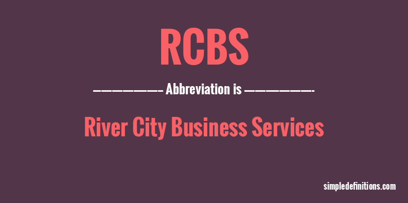 rcbs-abbreviation