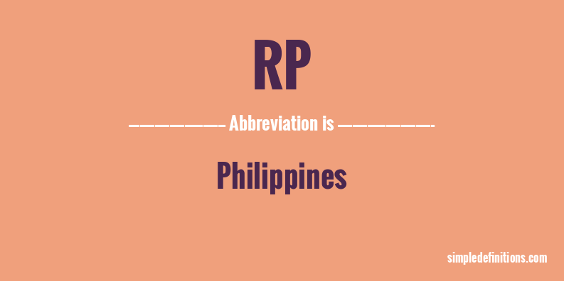 rp-abbreviation