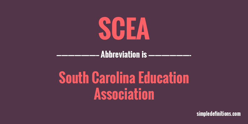 scea-abbreviation