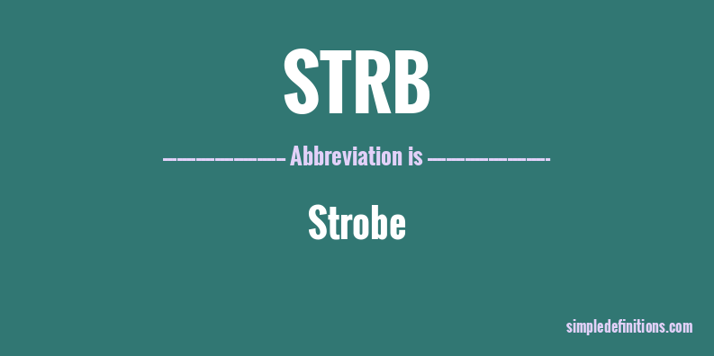 strb-abbreviation