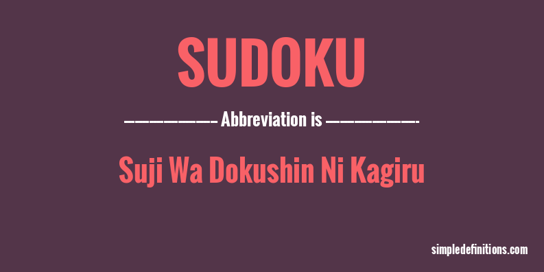 what-does-sudoku-mean-simpledefinitions