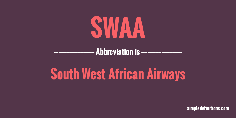 swaa-abbreviation