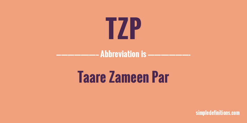 tzp-abbreviation