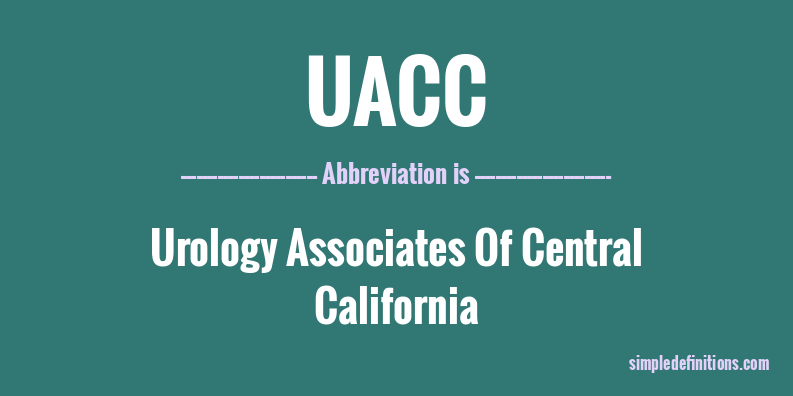 uacc-abbreviation