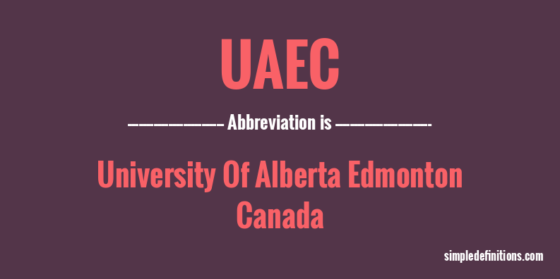 uaec-abbreviation