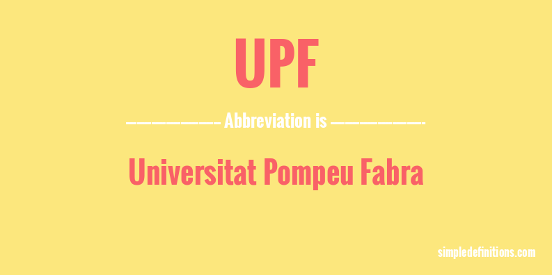 upf-abbreviation