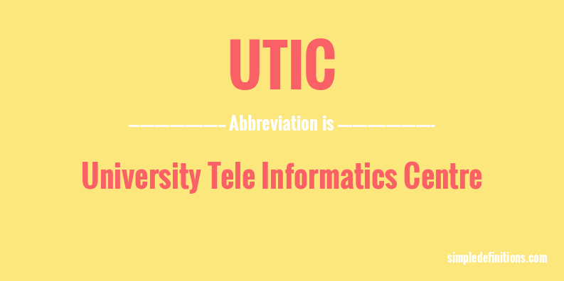 utic-abbreviation