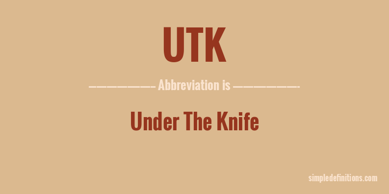 utk-abbreviation