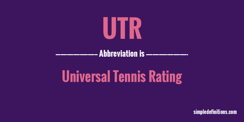 utr-abbreviation