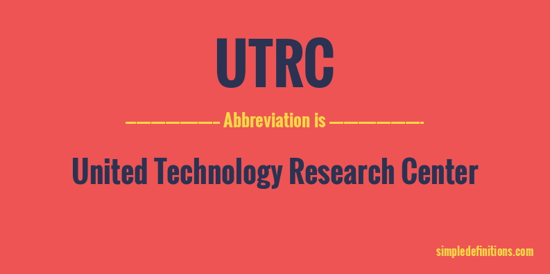 utrc-abbreviation
