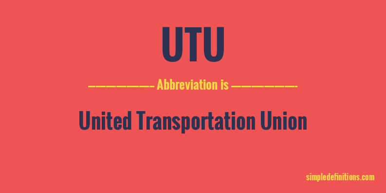utu-abbreviation