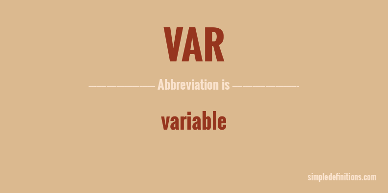 what-does-var-mean-simpledefinitions