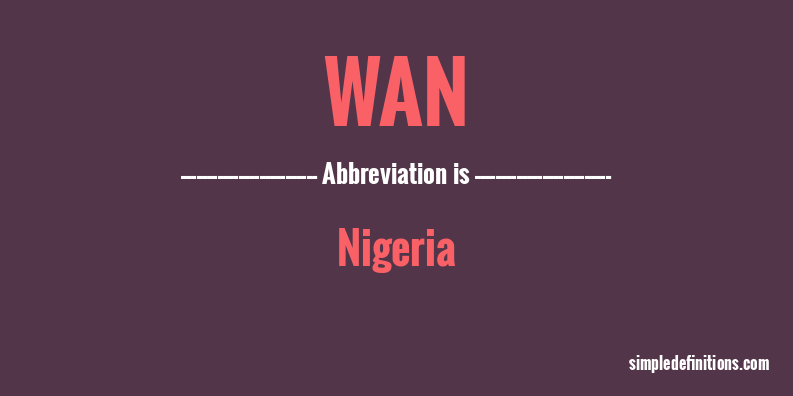 wan-abbreviation