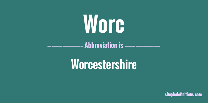worc-abbreviation