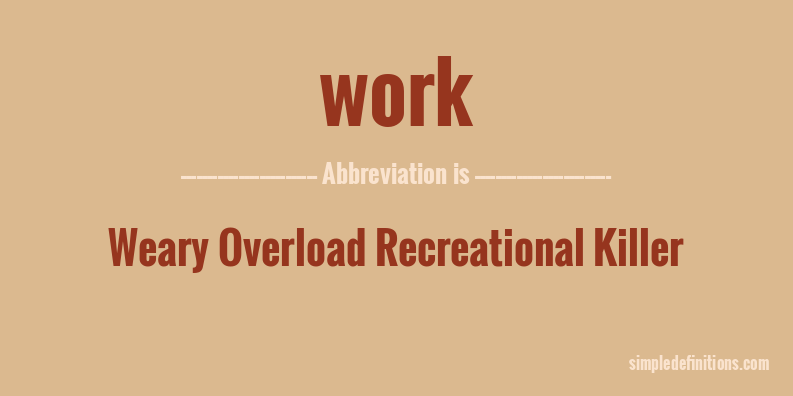 work-abbreviation