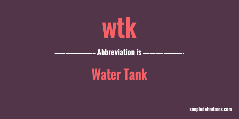 wtk-abbreviation