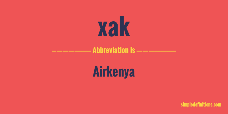 xak-abbreviation