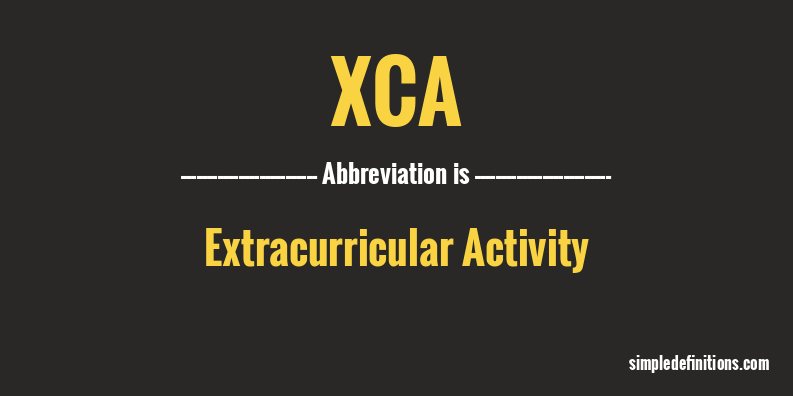 xca-abbreviation