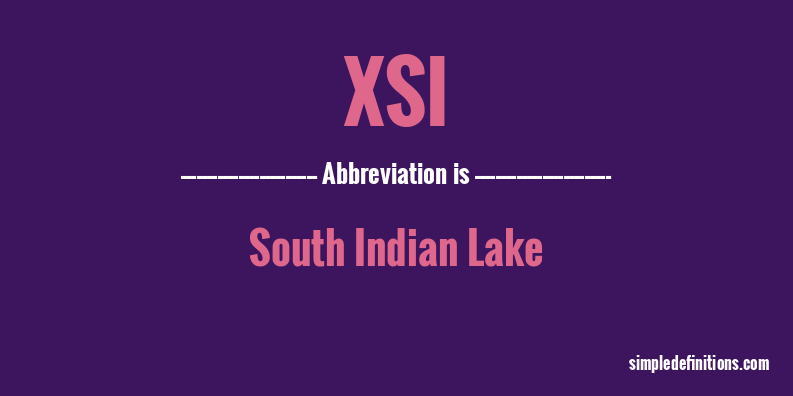 xsi-abbreviation