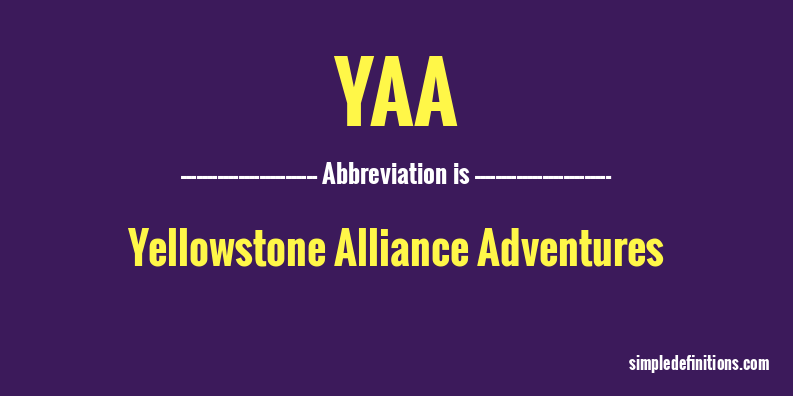 yaa-abbreviation