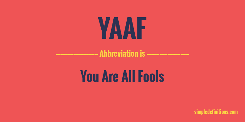 yaaf-abbreviation