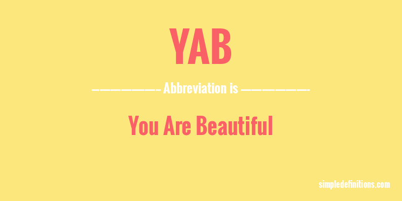 yab-abbreviation