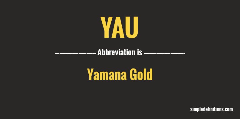 yau-abbreviation