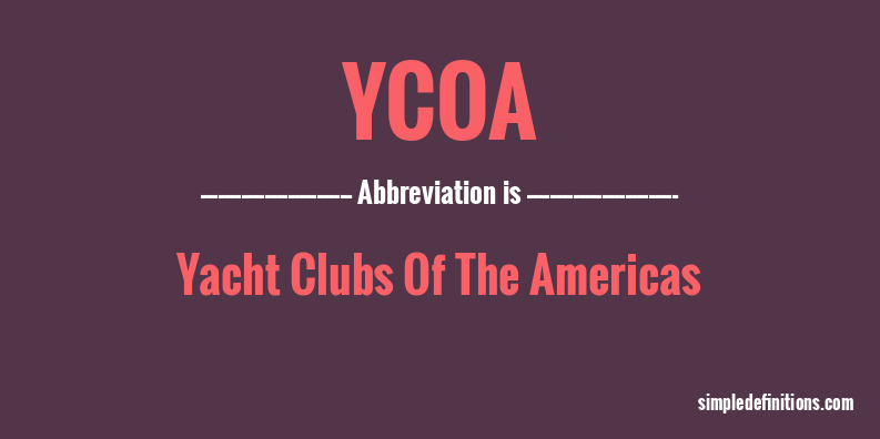 ycoa-abbreviation