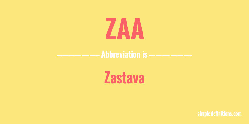 zaa-abbreviation