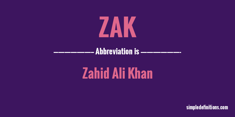 zak-abbreviation