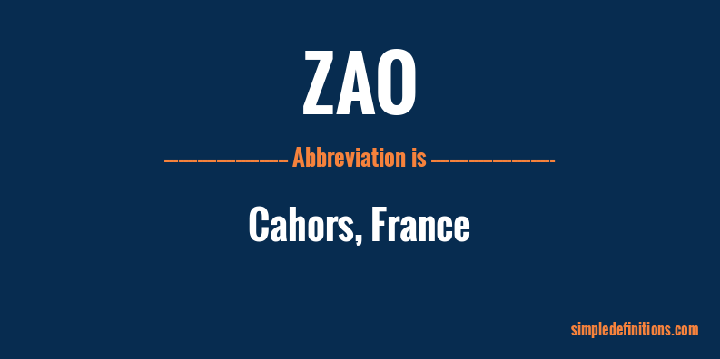 zao-abbreviation