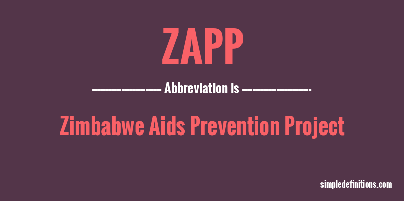 zapp-abbreviation