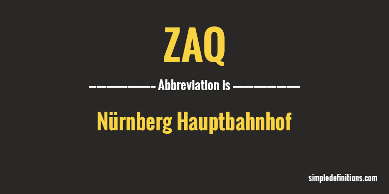 zaq-abbreviation