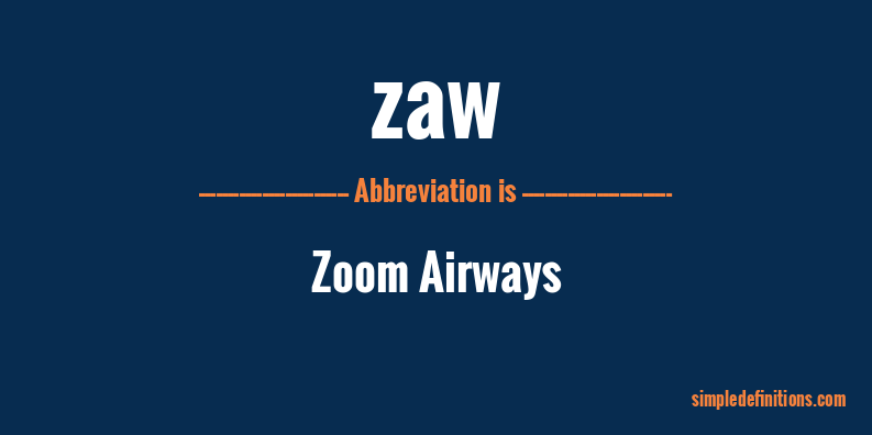 zaw-abbreviation