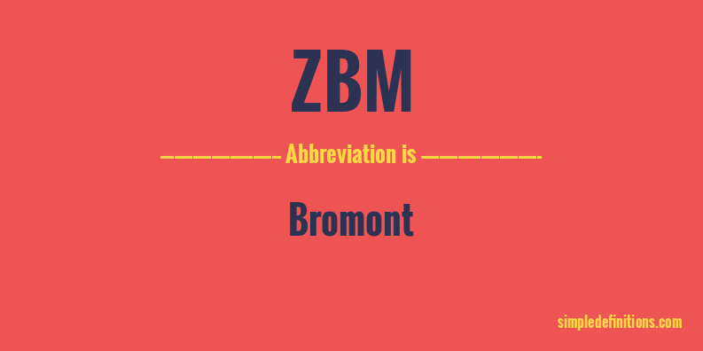 zbm-abbreviation