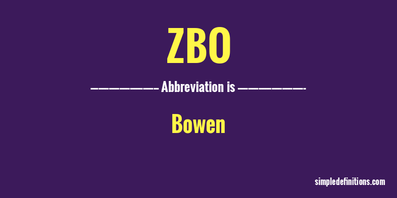 zbo-abbreviation