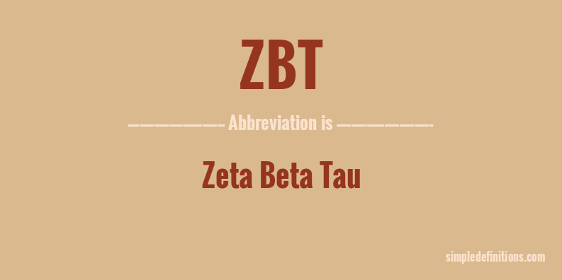 zbt-abbreviation