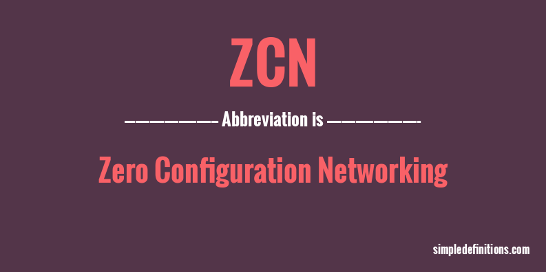 zcn-abbreviation