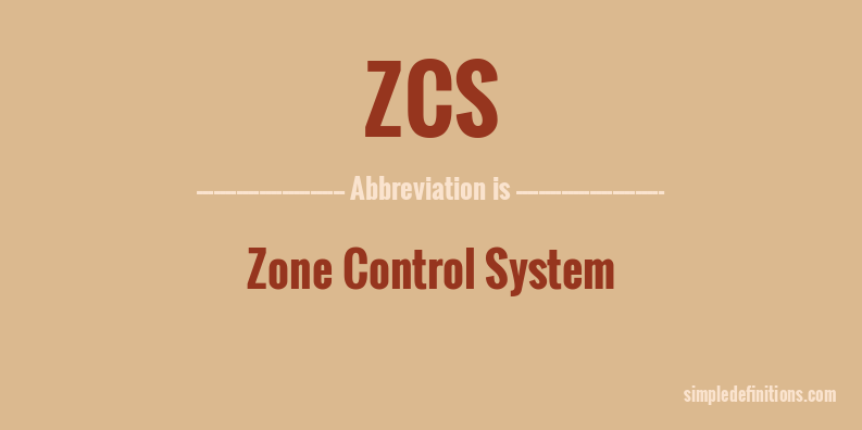 zcs-abbreviation